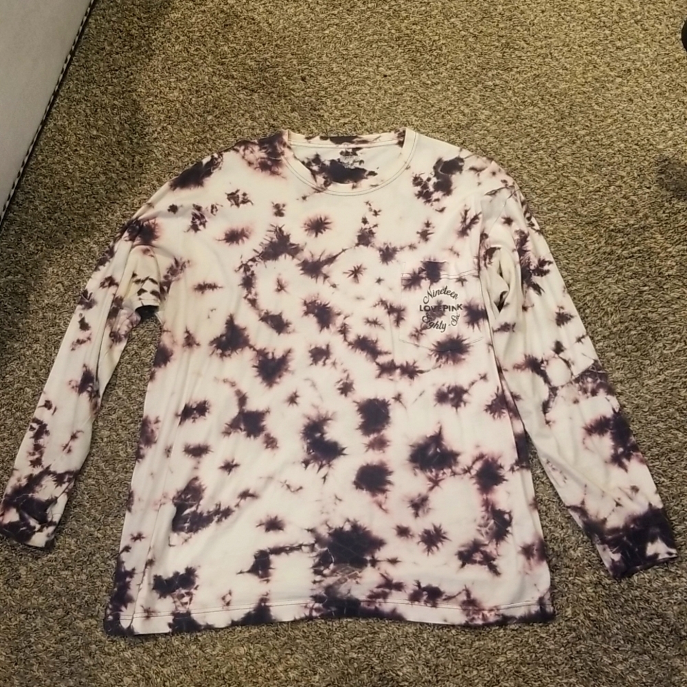 PINK tie dye tee Size Large